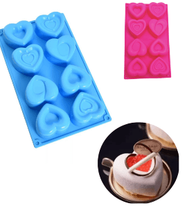 Molde de Silicona de Corazones