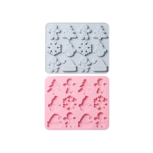Molde de Silicona Para Chocolate - Navidad