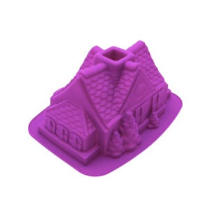 Molde Silicona Casa de Navidad