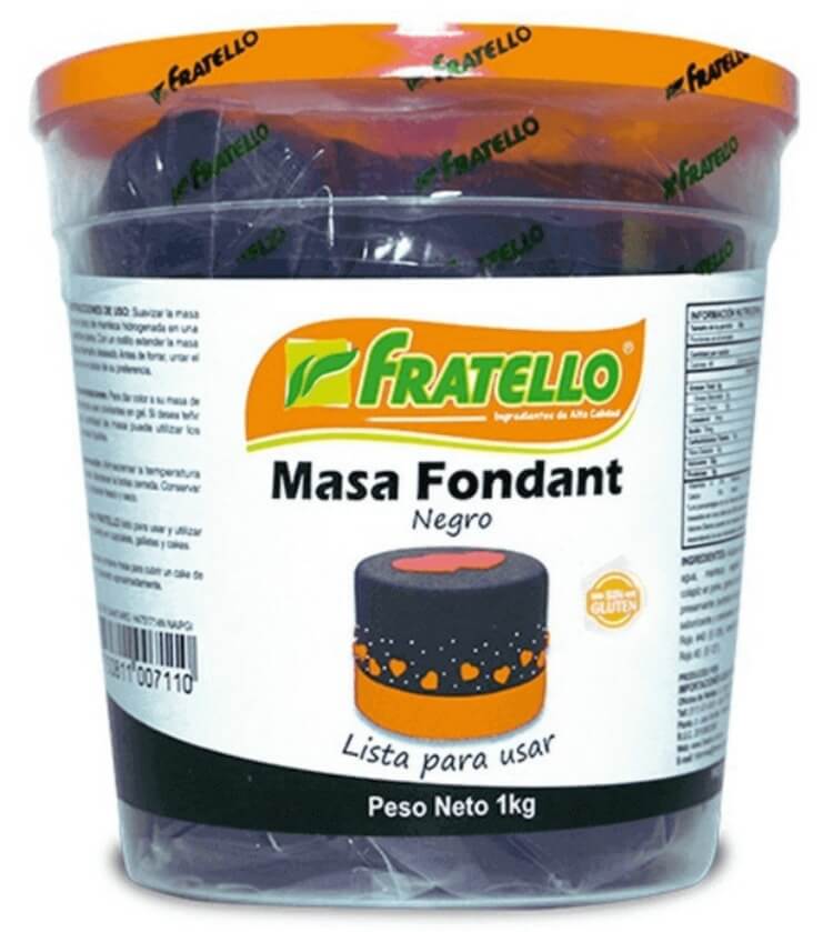 Masa Fondant Colores 1KG