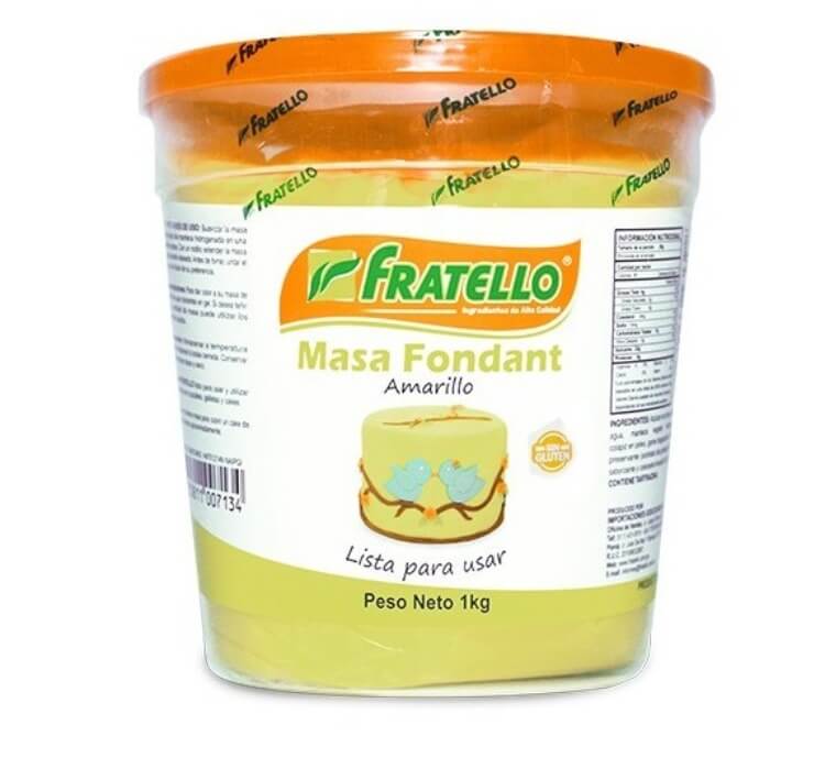 Masa Fondant Colores 1KG