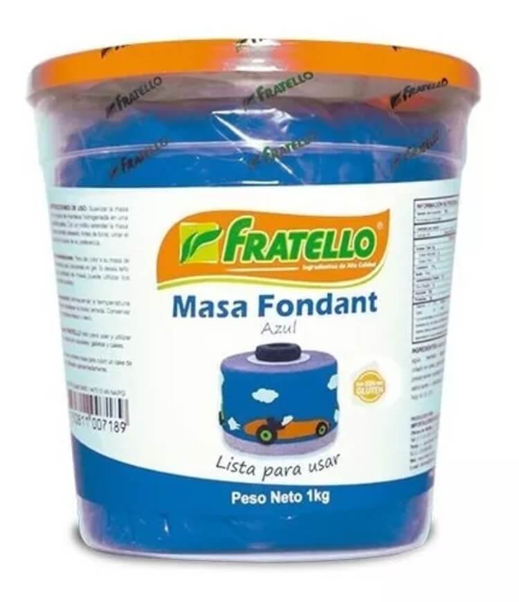 Masa Fondant Colores 1KG