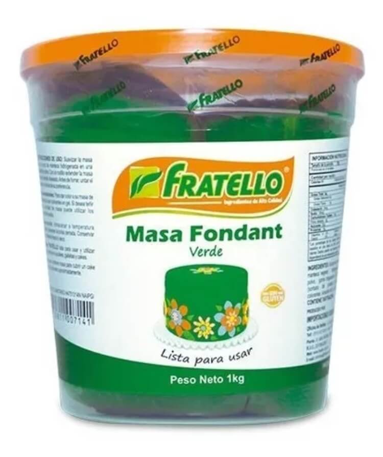 Masa Fondant Colores 1KG