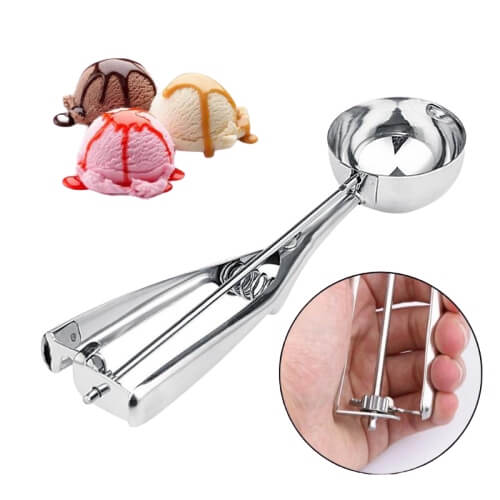 Cuchara de Acero Para Helados