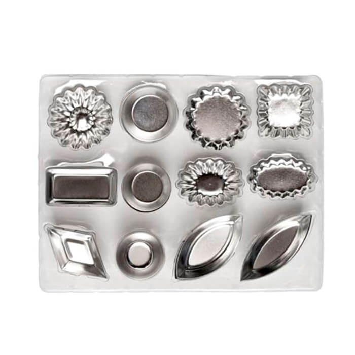Mini Moldes Para Tartaletas 72 piezas