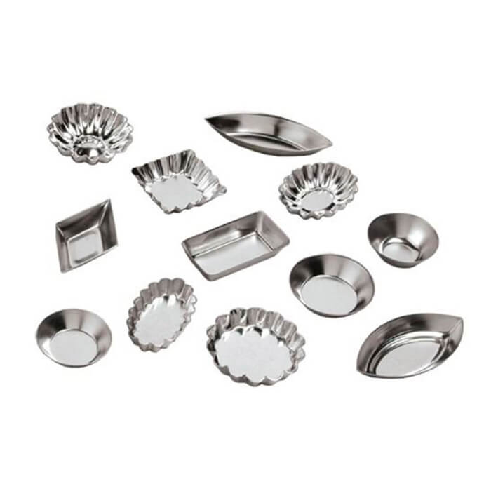Mini Moldes Para Tartaletas 72 piezas
