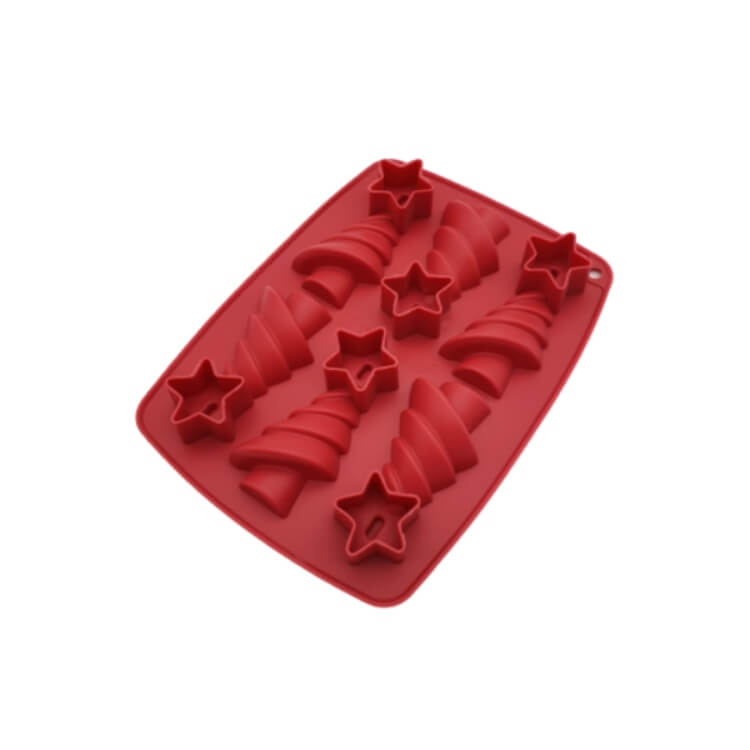 Molde de Silicona Árbolitos de Navidad