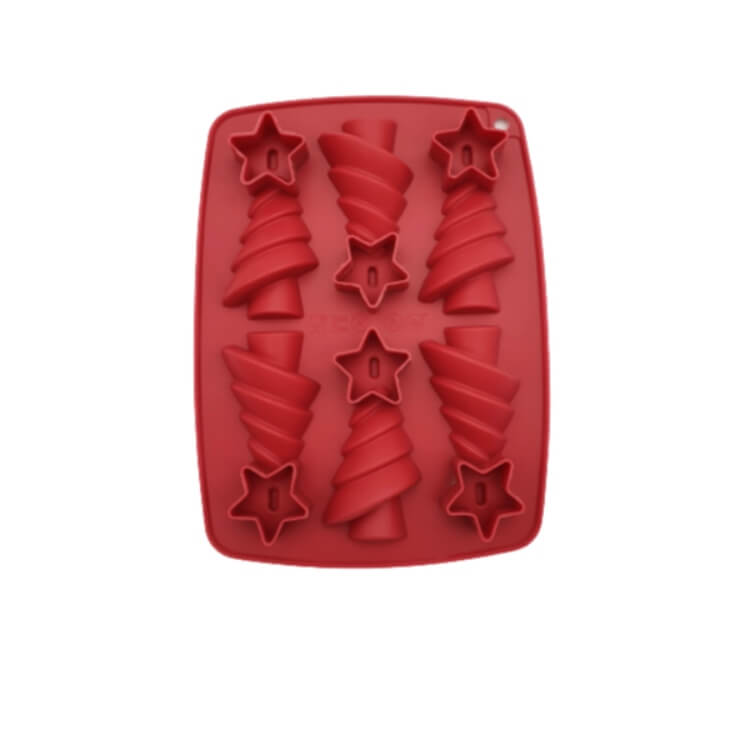 Molde de Silicona Árbolitos de Navidad