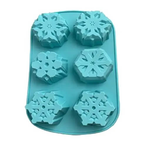 Molde de Silicona Copos Nieve