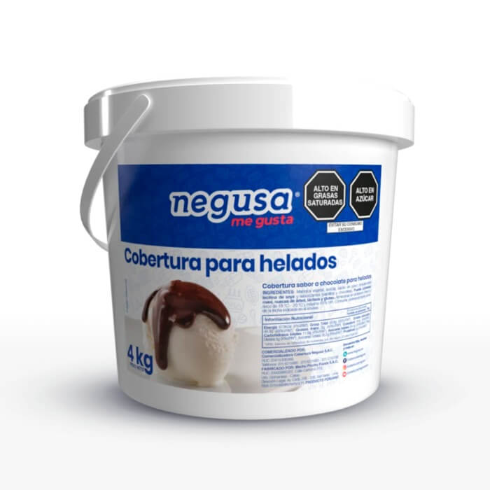 COBERTURA BITTER PARA HELADOS 4 KG