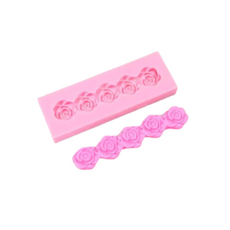 Molde de Silicona Fondant Rosas