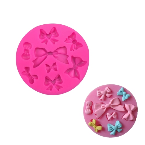 Molde Silicona Fondant de Lazos